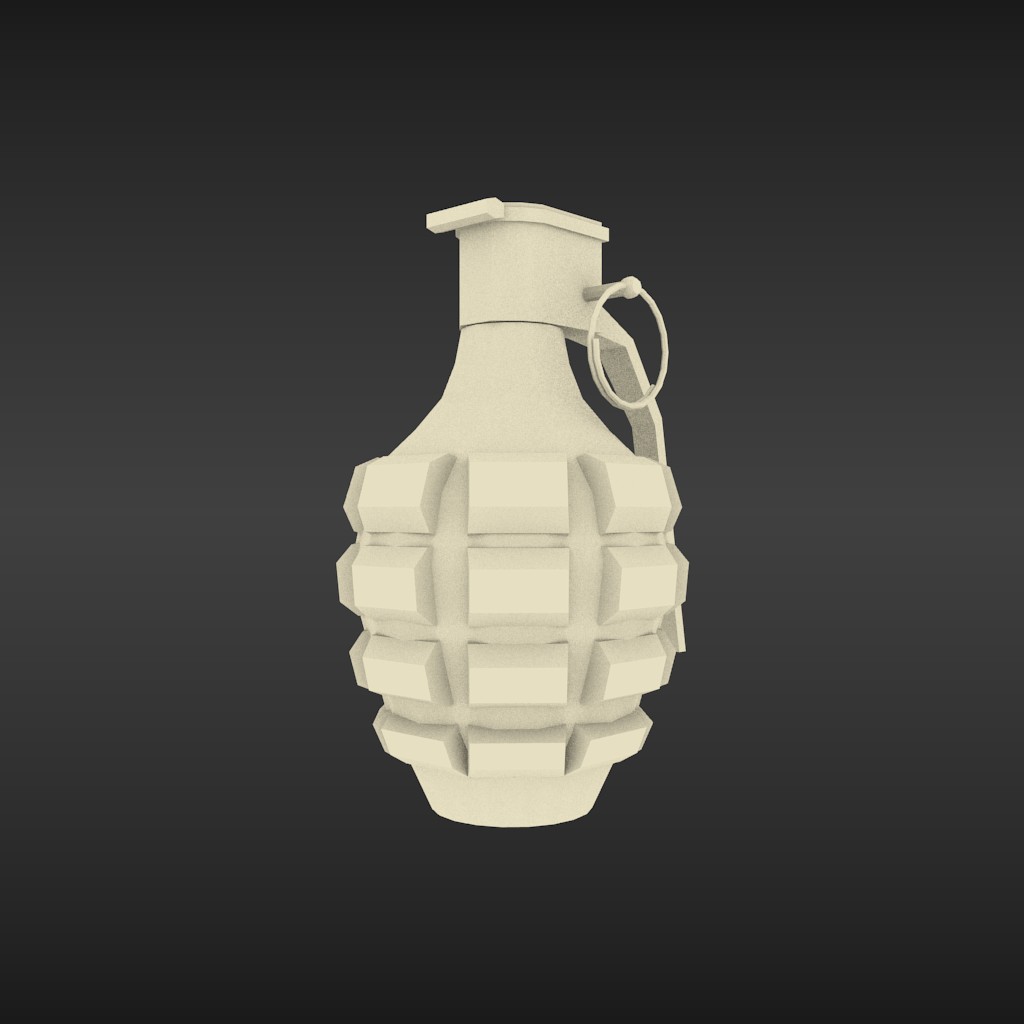 Low-poly Grenade for the BGE preview image 5